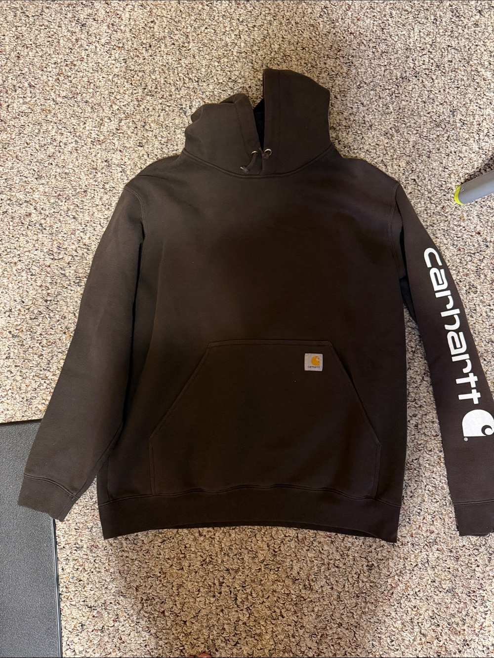 Carhartt Men’s Brown Hoodie- large